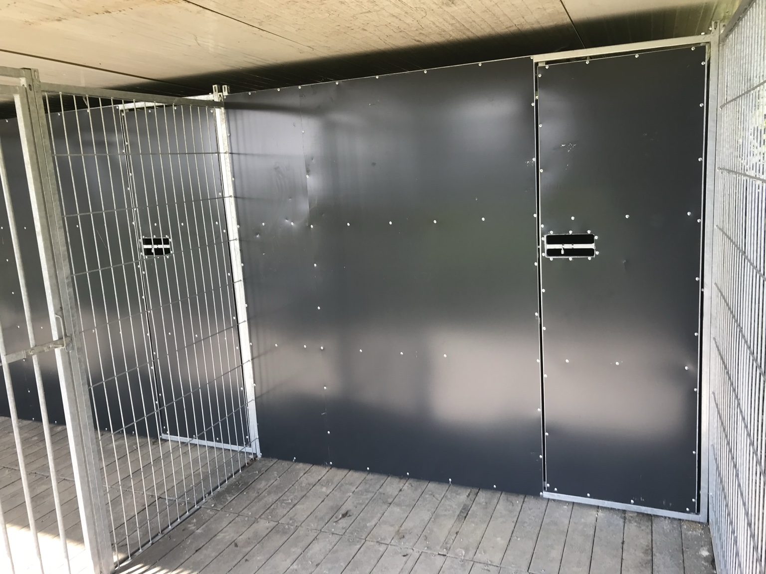 Frente de uma box